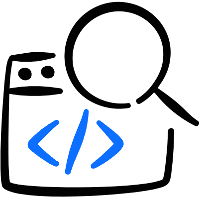 Programming Search Browser Icon from Freehand Duotone Set