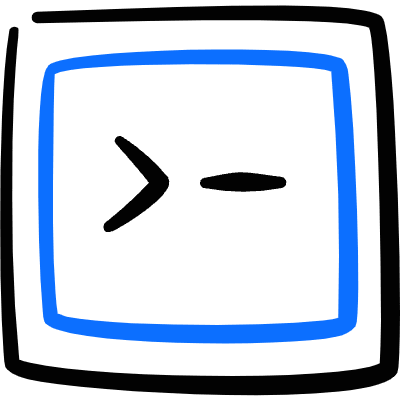 Programming Terminal Code Icon from Freehand Duotone Set