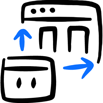 Responsive Design Expand 1 Icon from Freehand Duotone Set