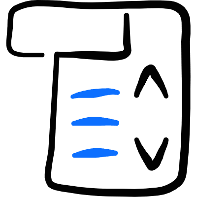 Ui Dropdown Menu 5 Icon from Freehand Duotone Set