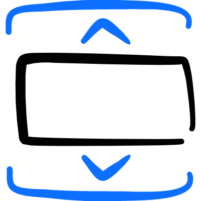 Ui Phone Slider Vertical Icon from Freehand Duotone Set