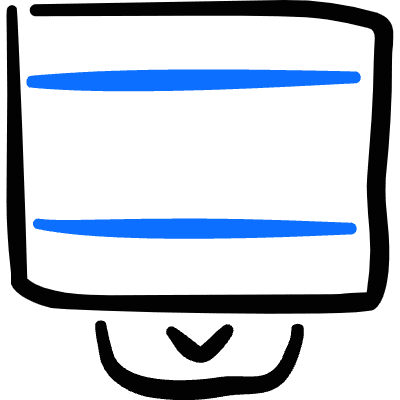 Ui Screen Split Icon from Freehand Duotone Set