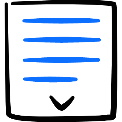 Ui Scroll Down Icon from Freehand Duotone Set