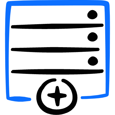 Ui Webpage Template Add Icon from Freehand Duotone Set