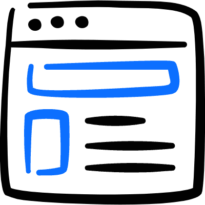 Website Development Browser Page Text Icon from Freehand Duotone Set