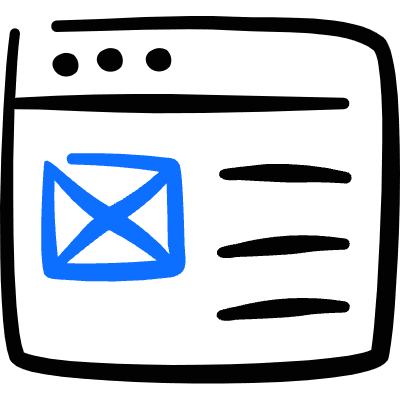 Website Development Browser Ux Icon from Freehand Duotone Set