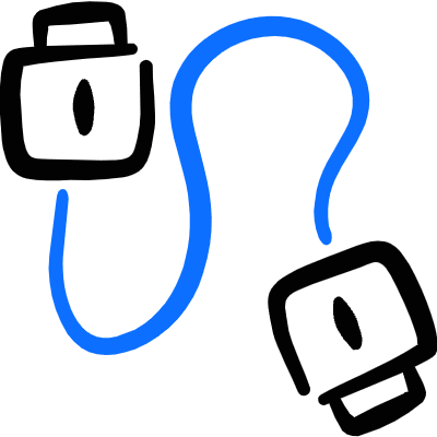 Cables Thunderbolt Icon from Freehand Duotone Set