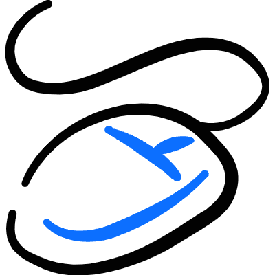 Mouse Icon from Freehand Duotone Set