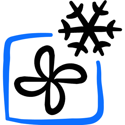 Power Supply Computer Cooling Icon from Freehand Duotone Set