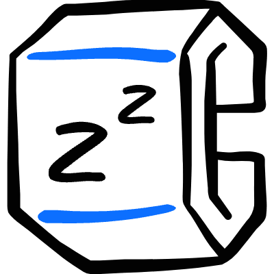 Smart Watch Square Sleep Alternate Icon from Freehand Duotone Set