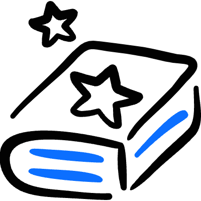 Book Favorite Star Icon from Freehand Duotone Set