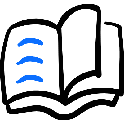 Book Flip Page Icon from Freehand Duotone Set