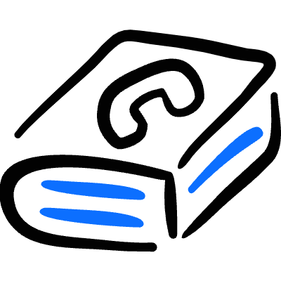 Book Phonebook Icon from Freehand Duotone Set