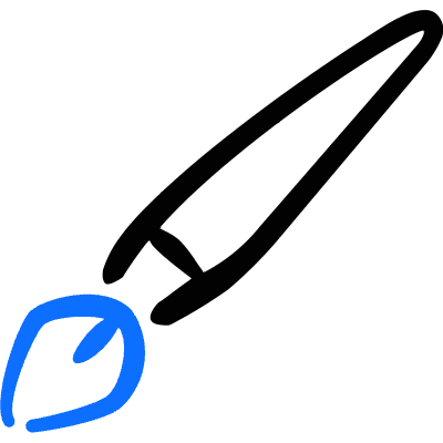 Content Dip Pen Icon from Freehand Duotone Set