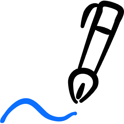 Content Fountain Pen Write_1 Icon from Freehand Duotone Set