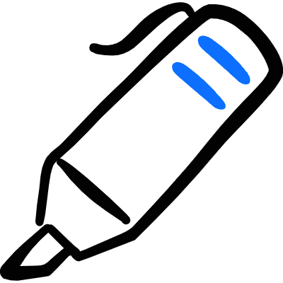 Content Highlighter Icon from Freehand Duotone Set