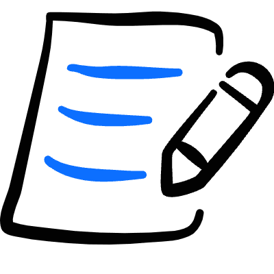 Content Paper Edit Icon from Freehand Duotone Set