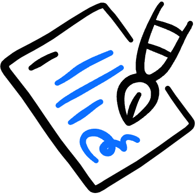 Content Paper Sign Icon from Freehand Duotone Set