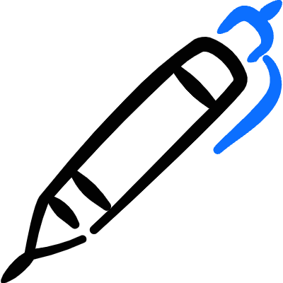 Content Pen 1 Icon from Freehand Duotone Set