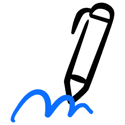 Content Pen Write 1 Icon from Freehand Duotone Set