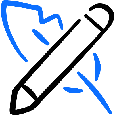 Content Pencil Quill Icon from Freehand Duotone Set