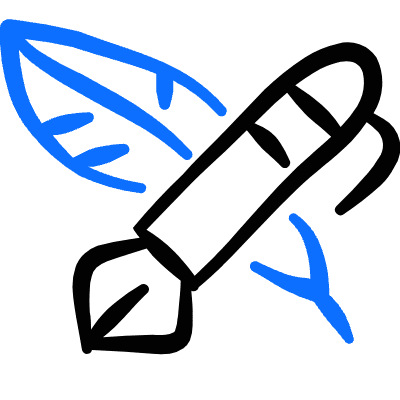 Content Quill Pen Icon from Freehand Duotone Set