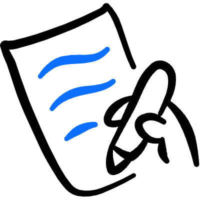 Content Write Icon from Freehand Duotone Set