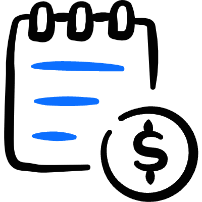 Notes Cash Icon from Freehand Duotone Set
