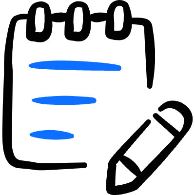 Notes Edit Icon from Freehand Duotone Set