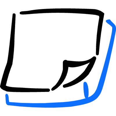 Notes Paper Stack Icon from Freehand Duotone Set