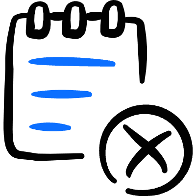 Notes Remove Icon from Freehand Duotone Set