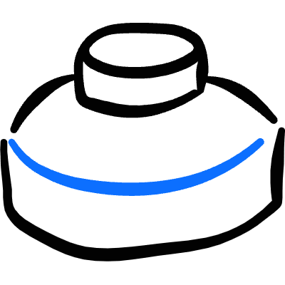 Bomb Mine Icon from Freehand Duotone Set