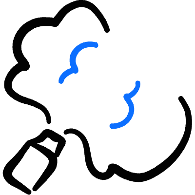 Bomb Smoke Icon from Freehand Duotone Set