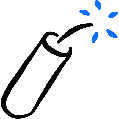 Explosive Icon from Freehand Duotone Set