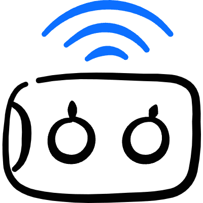 Drone Controller Smartphone Icon from Freehand Duotone Set