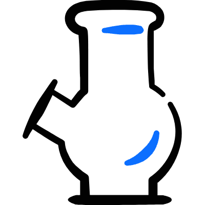 Drugs Bong Icon from Freehand Duotone Set