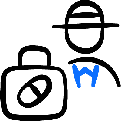 Drugs Distributer Dealer 3 Icon from Freehand Duotone Set