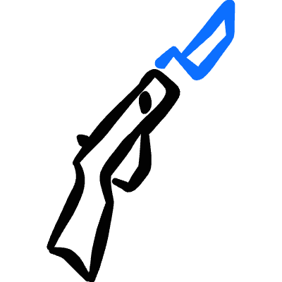 Modern Weapon Rifle 1 Icon from Freehand Duotone Set