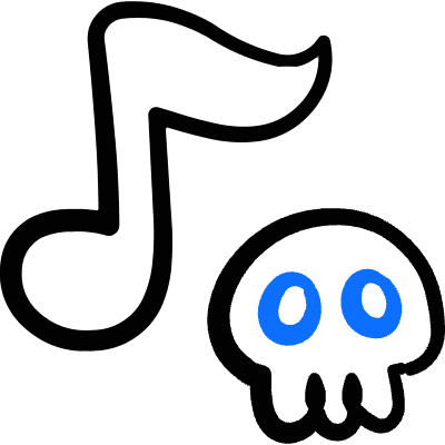 Piracy Copyright Music Song 1 Icon from Freehand Duotone Set