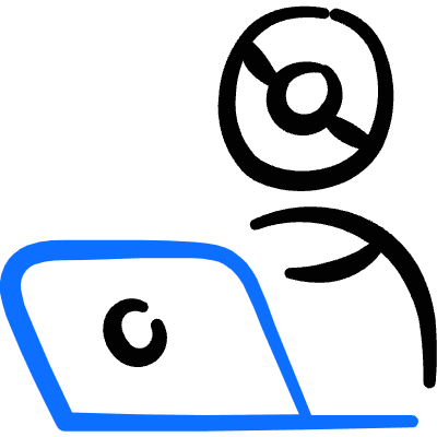 Piracy Hacker Icon from Freehand Duotone Set