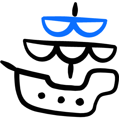 Piracy Ship 3 Icon from Freehand Duotone Set