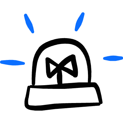 Police Siren Light Icon from Freehand Duotone Set