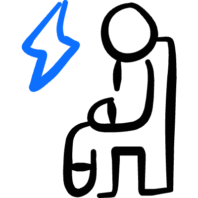 Punishment Electric Chair Icon from Freehand Duotone Set