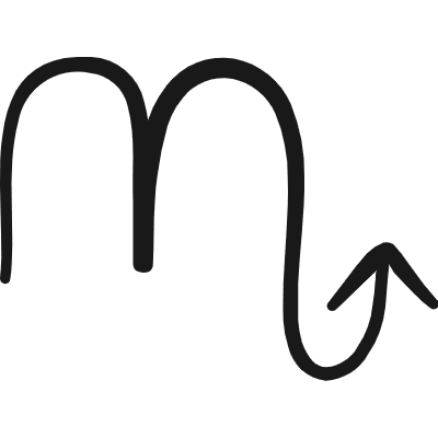 Astrology Scorpio Icon from Freehand Duotone Set