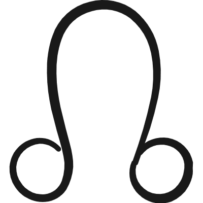 Astrology Symbol Head Node Icon from Freehand Duotone Set