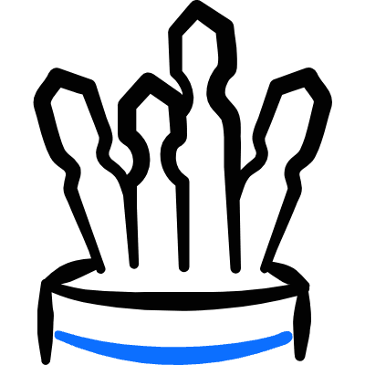 Fortune Telling Bhuddist Shaking Fortune Stick 1 Icon from Freehand Duotone Set