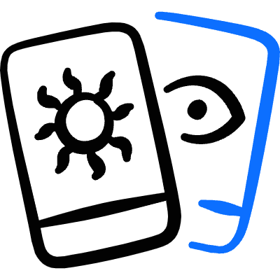 Fortune Telling Tarrot Cards 1 Icon from Freehand Duotone Set