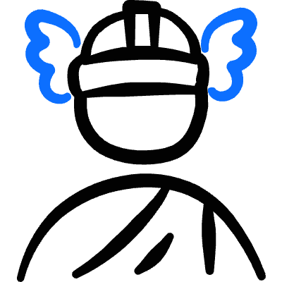 Greek Gods Hermes Icon from Freehand Duotone Set