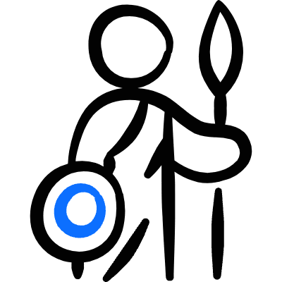 Greek Gods Mars 1 Icon from Freehand Duotone Set