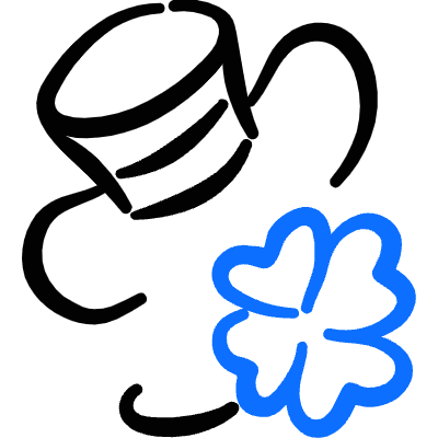 History Saint Patrick Clover Hat Icon from Freehand Duotone Set